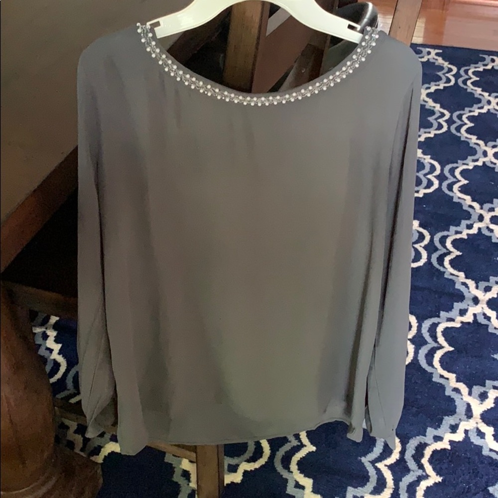 Loft Blouse with beading detail